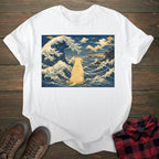 Great Wave Yellow Labrador T-shirt