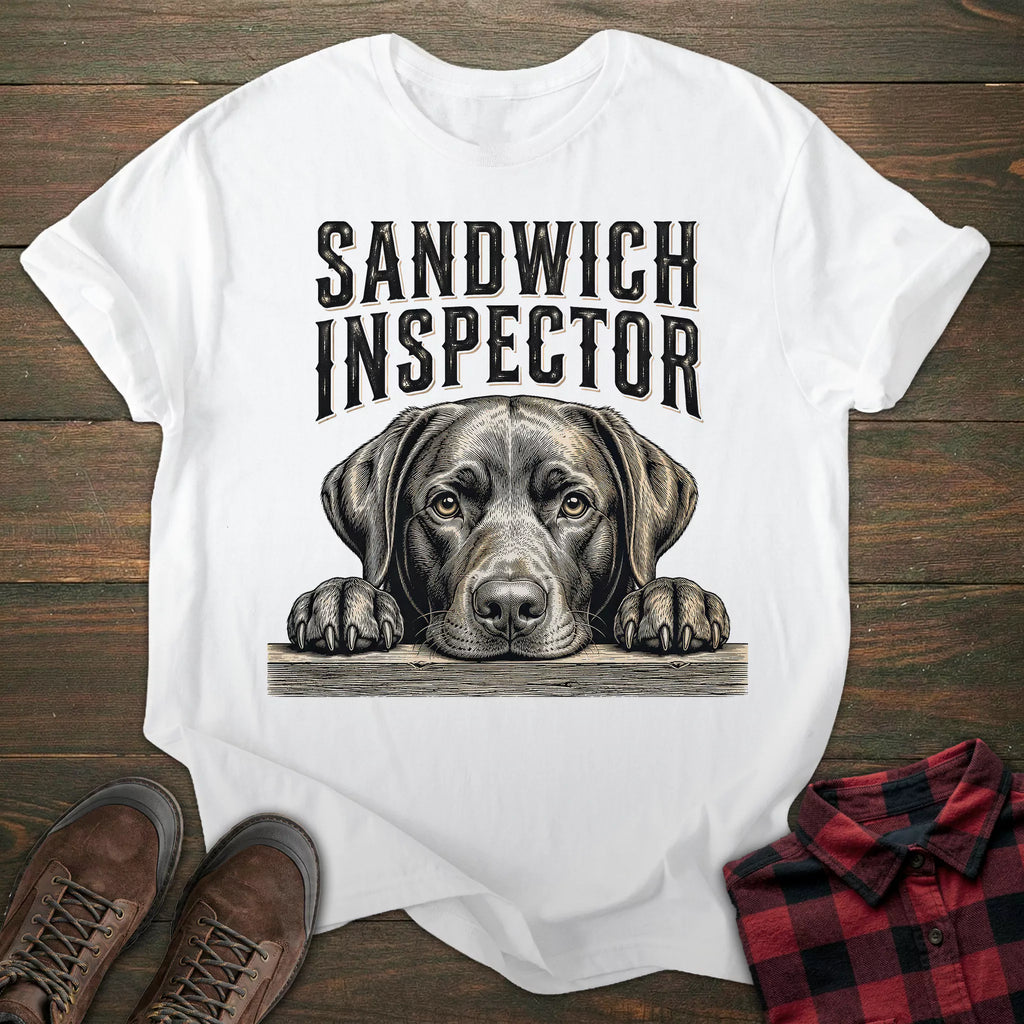 Sandwich Inspector Labrador T-shirt