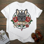 Vintage Tattoo French Bulldog T-shirt
