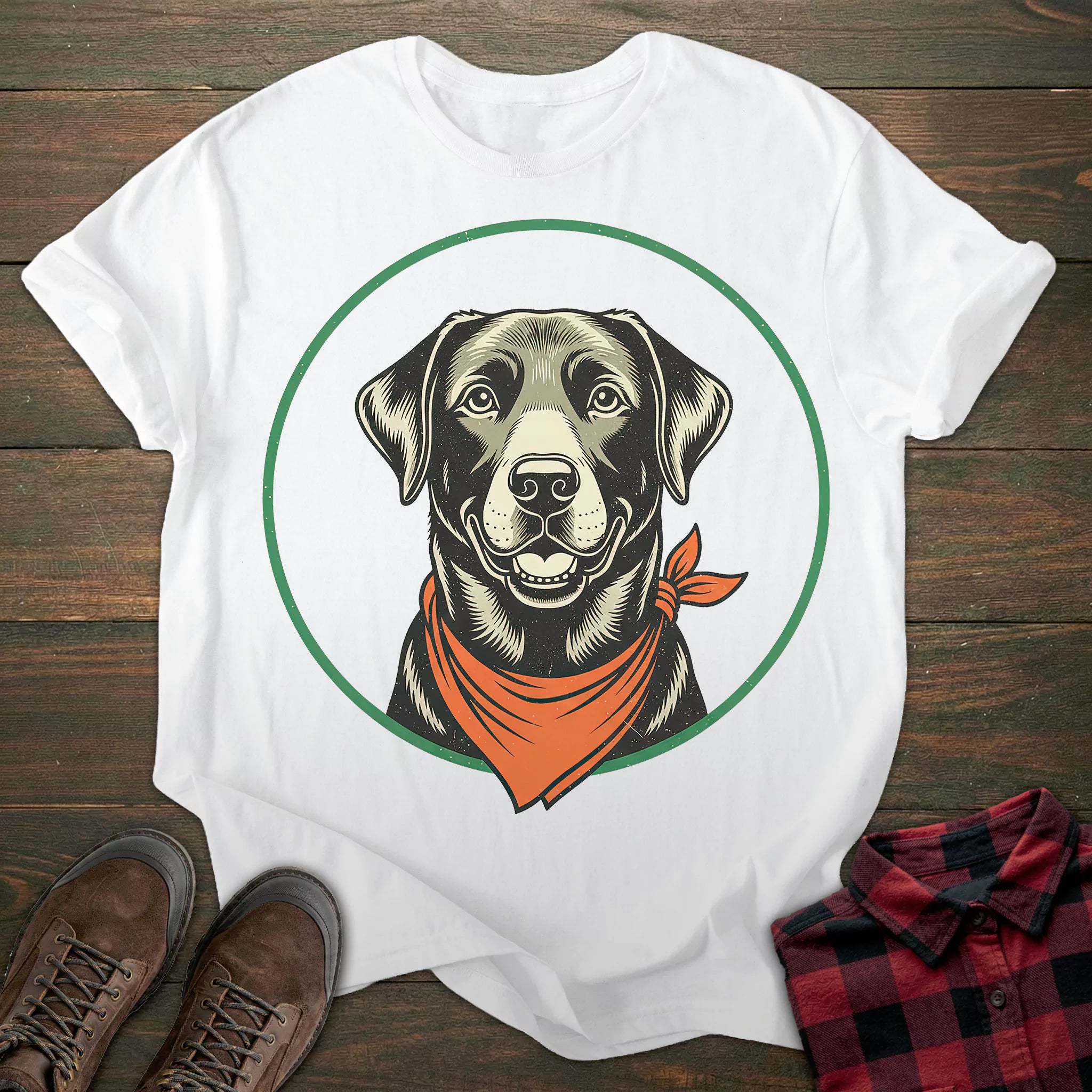 Bandan Black Labrador T-shirt