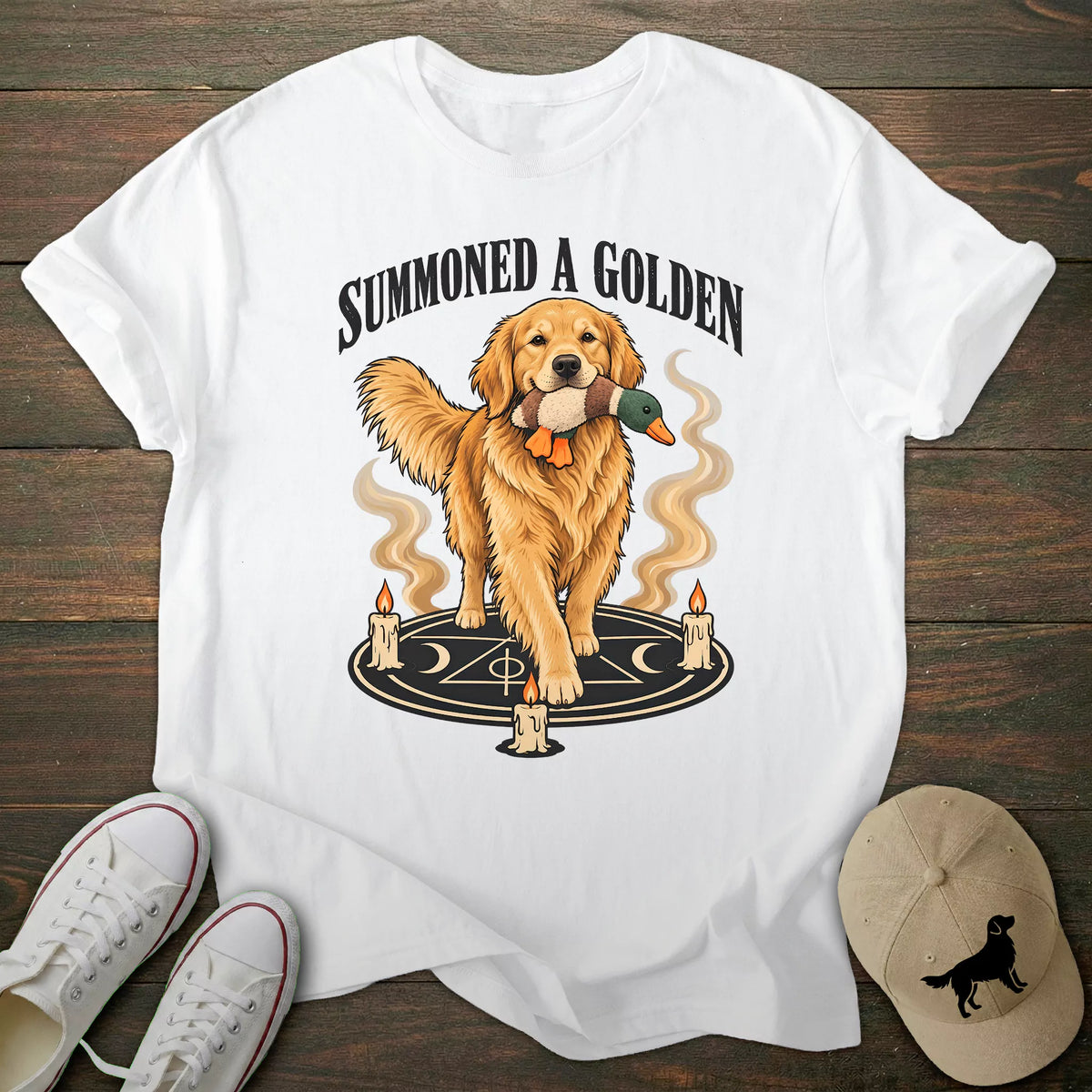 Summoned A Golden Retriever T-shirt
