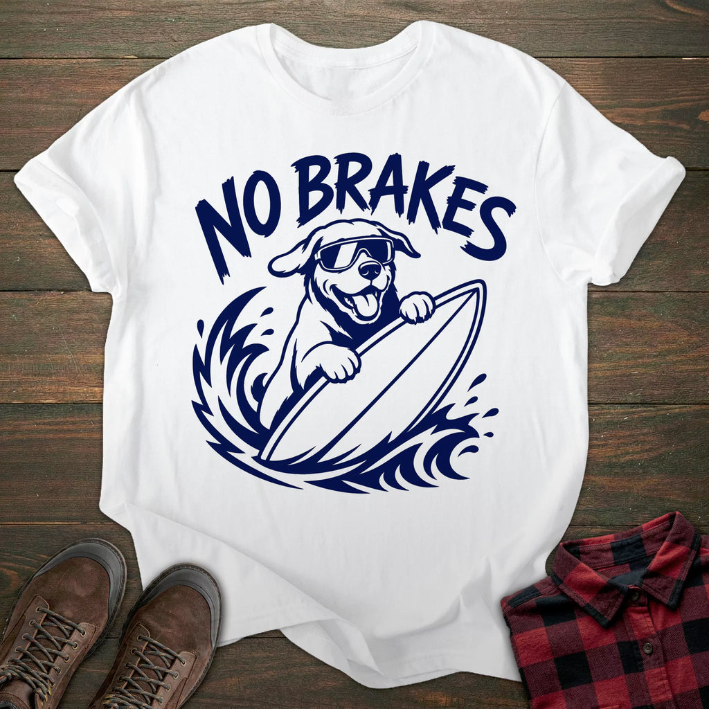 No Brakes Labrador T-shirt