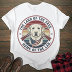 Land of the Free Labrador T-shirt