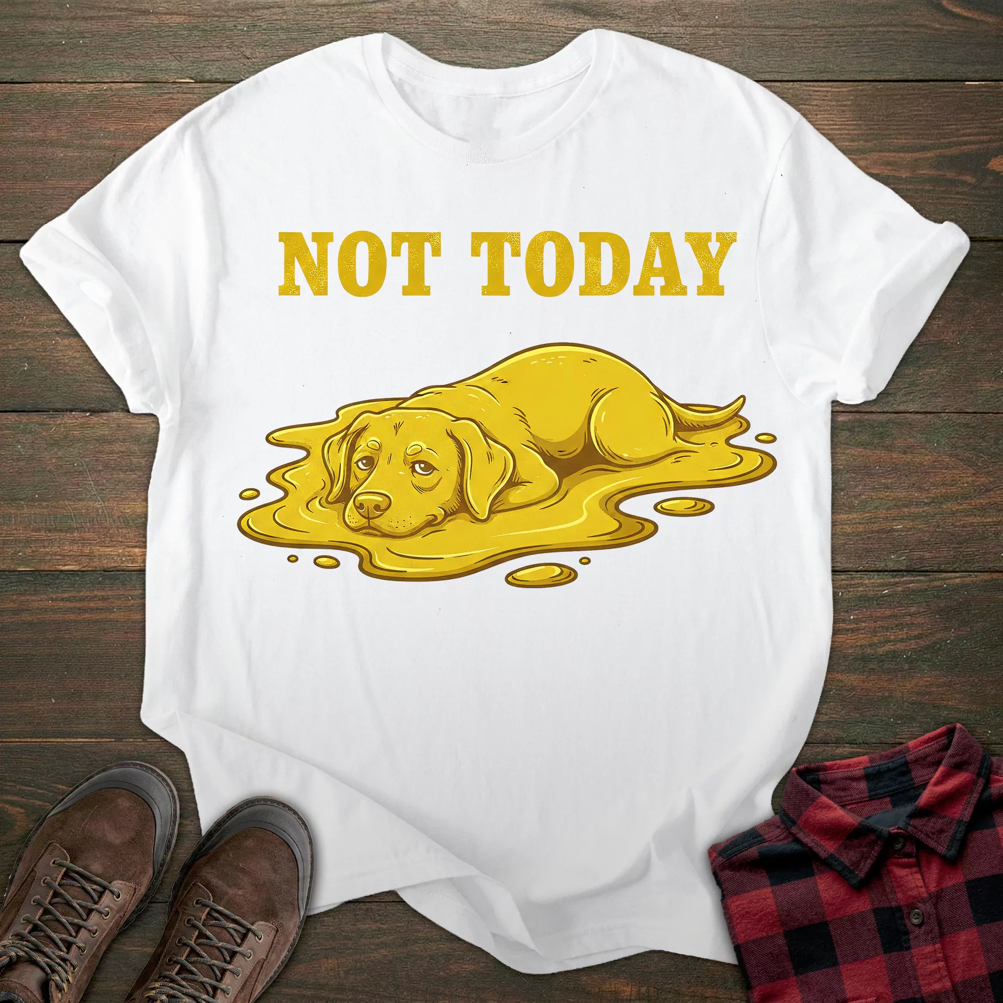 Not Today Labrador T-shirt