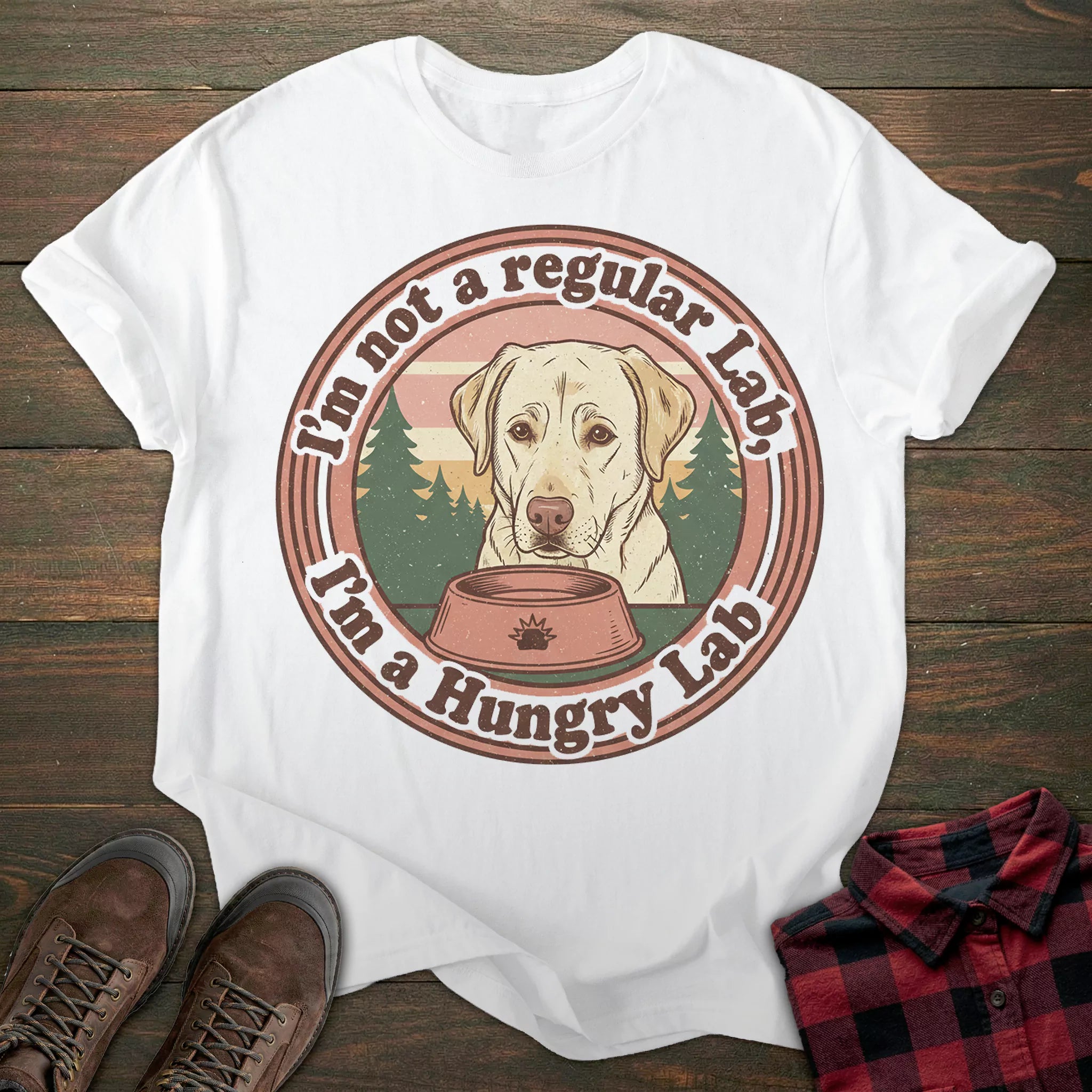 Hungry Labrador T-shirt