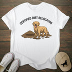 Dirt Relocator Golden Retriever T-shirt