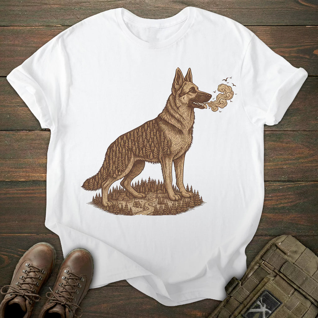 Forest German Shepherd T-shirt