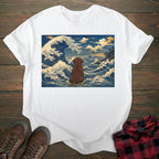 Great Wave Chocolate Labrador T-shirt