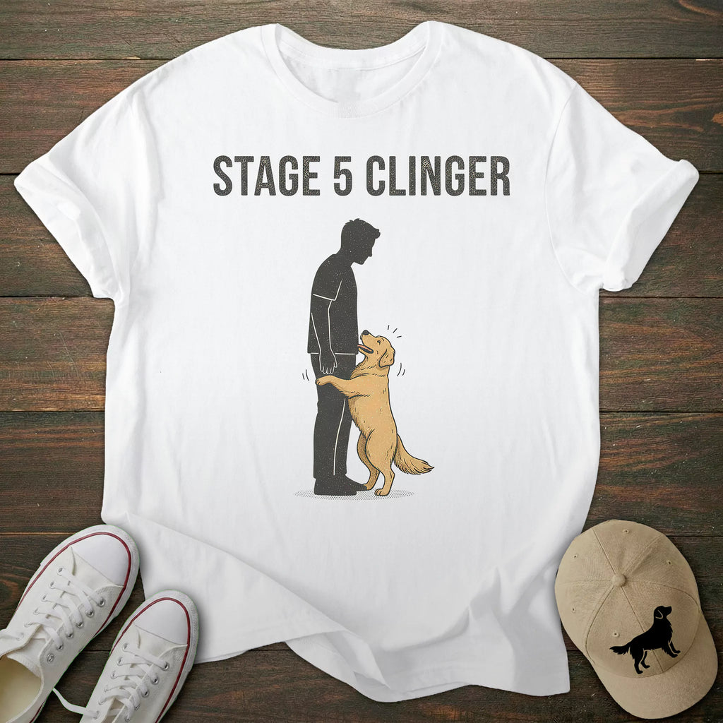Stage 5 Clinger Golden Retriever T-shirt