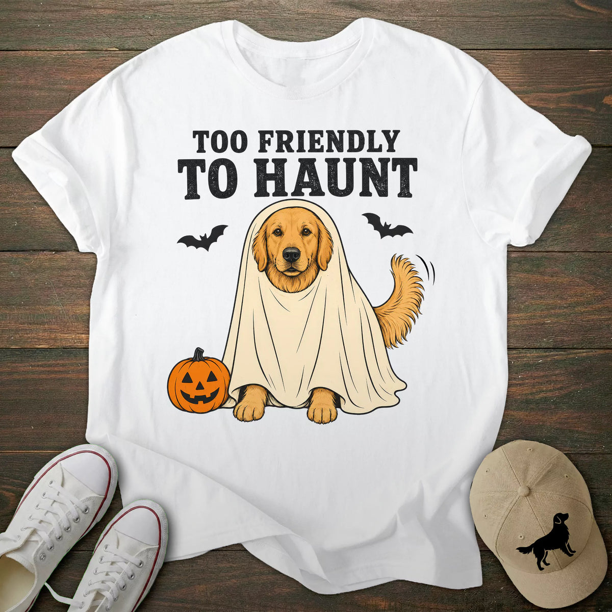 Too Friendly Golden Retriever T-shirt
