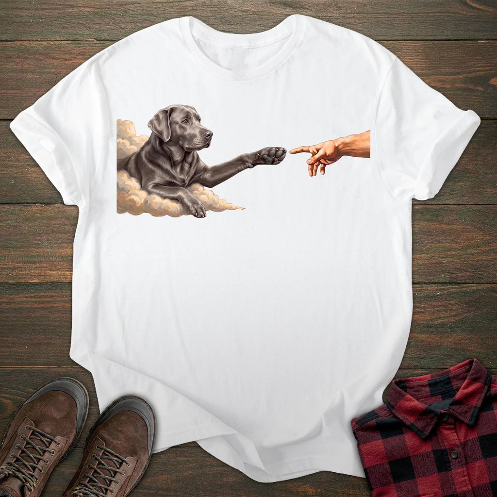 Paw Silver Labrador T-shirt