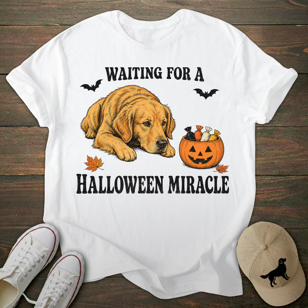 Halloween Miracle Golden Retriever T-shirt