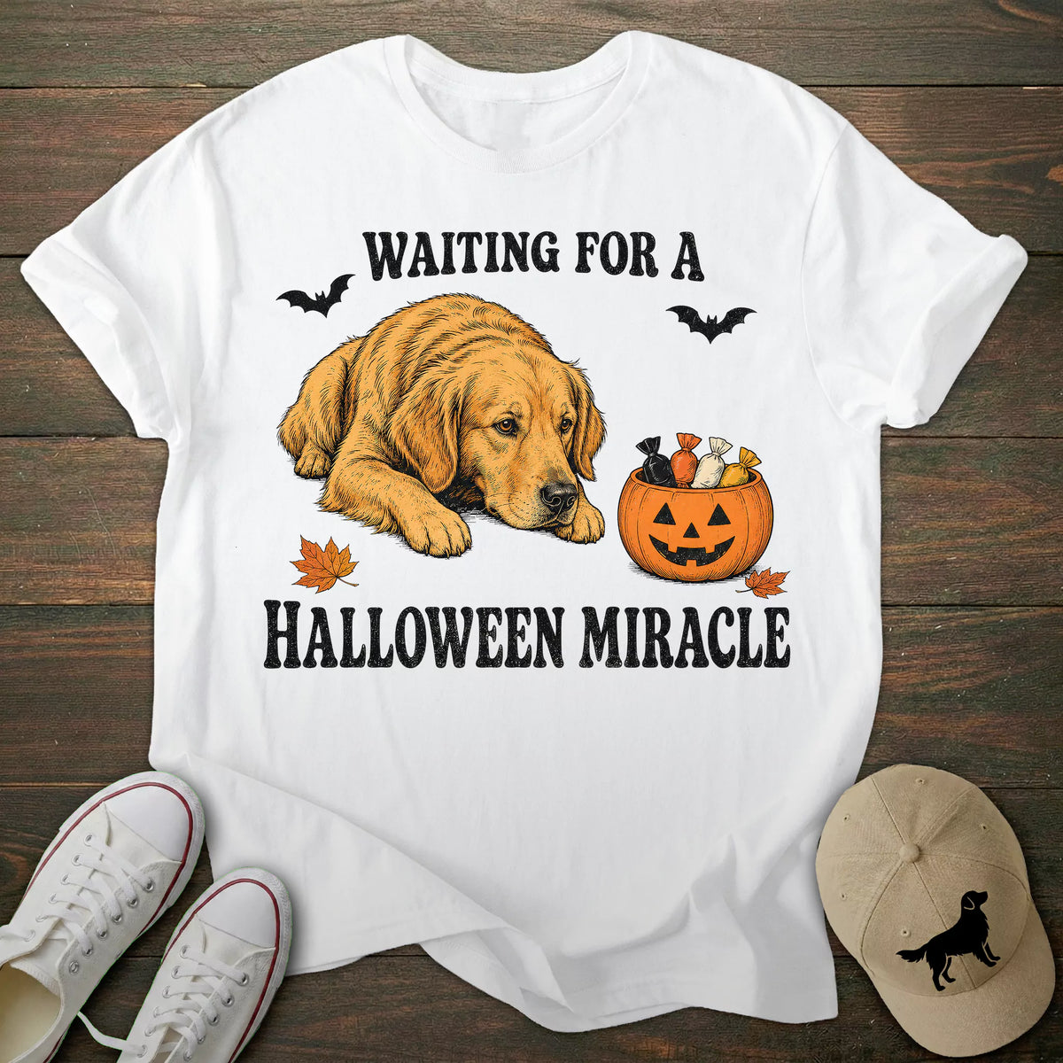 Halloween Miracle Golden Retriever T-shirt