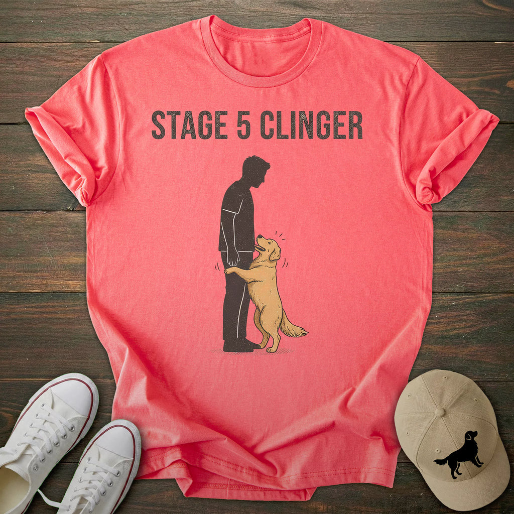 Stage 5 Clinger Golden Retriever T-shirt