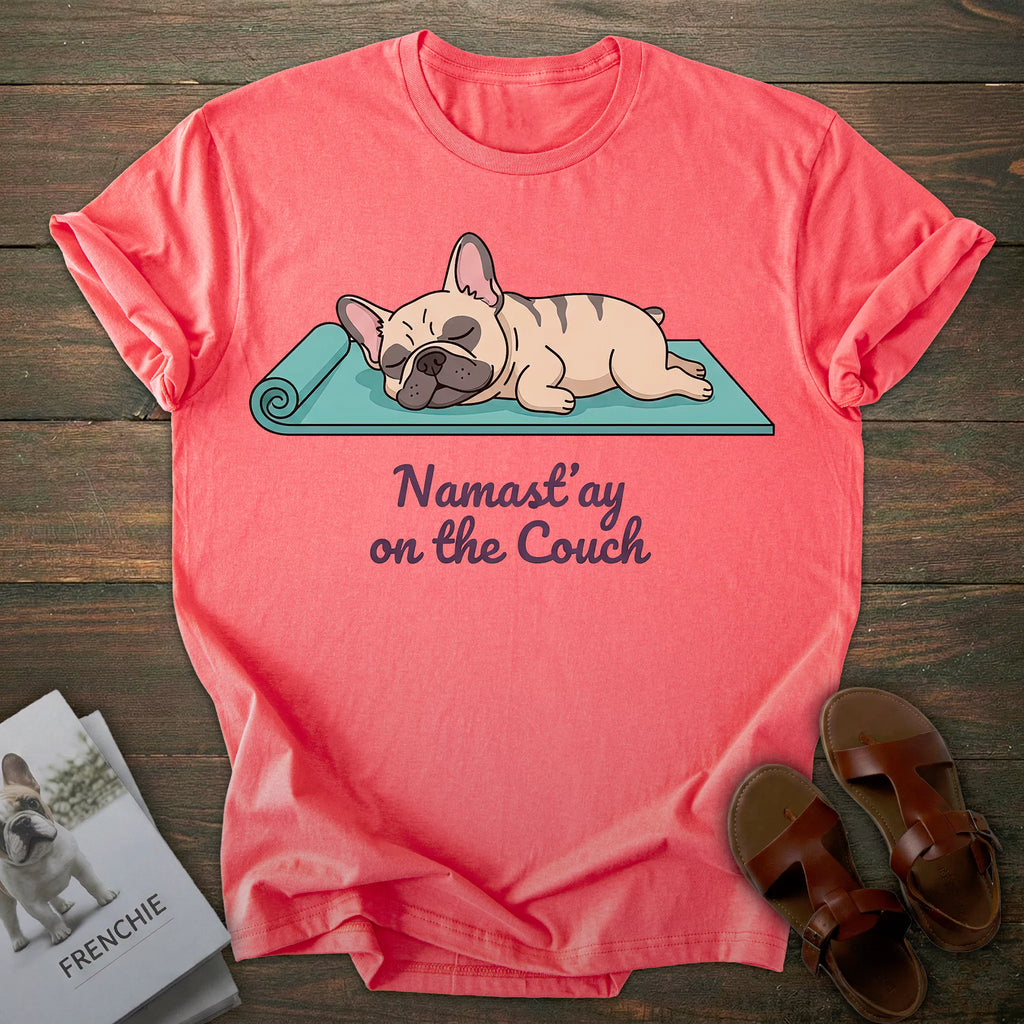 Yoga French Bulldog T-shirt