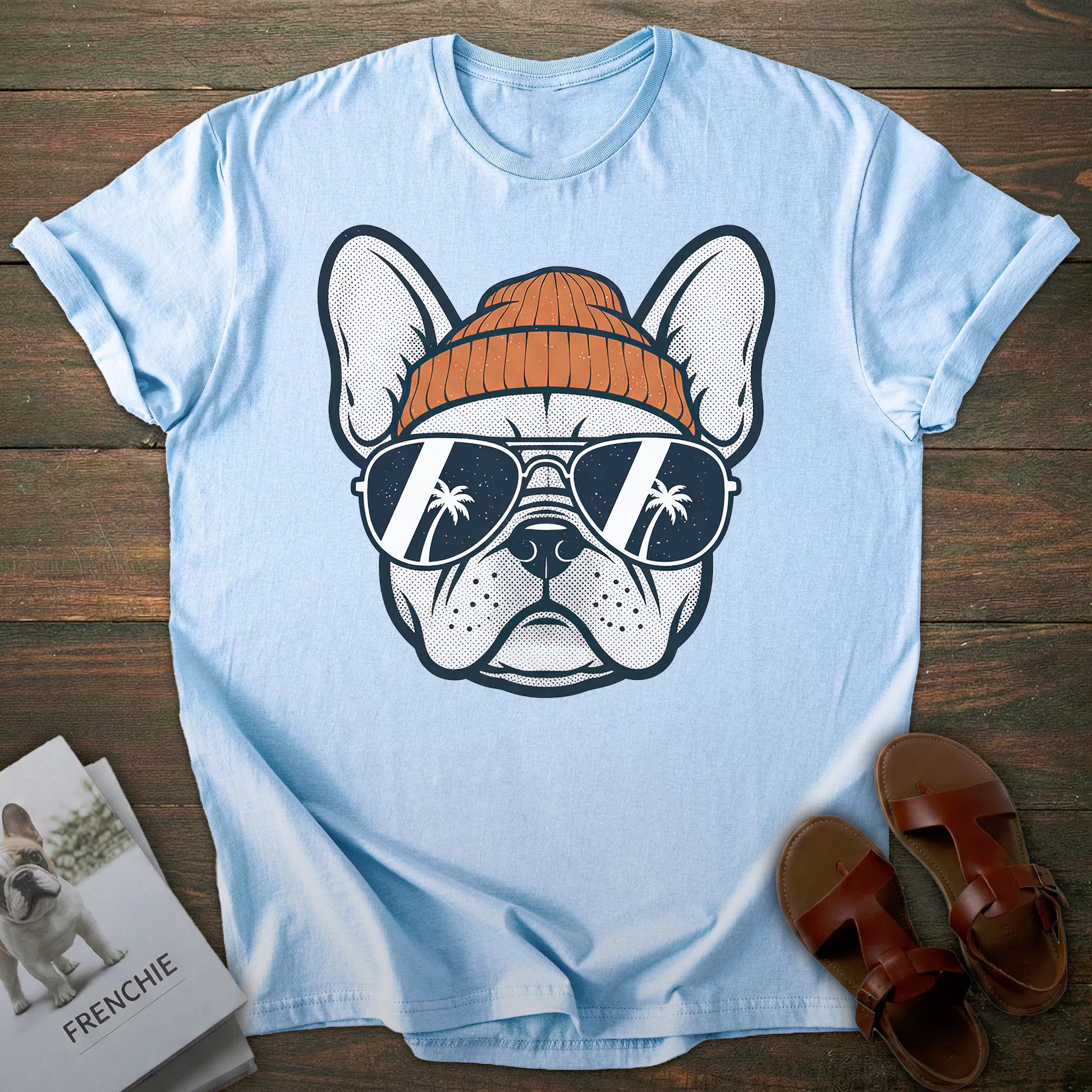 Skyline French Bulldog T-shirt
