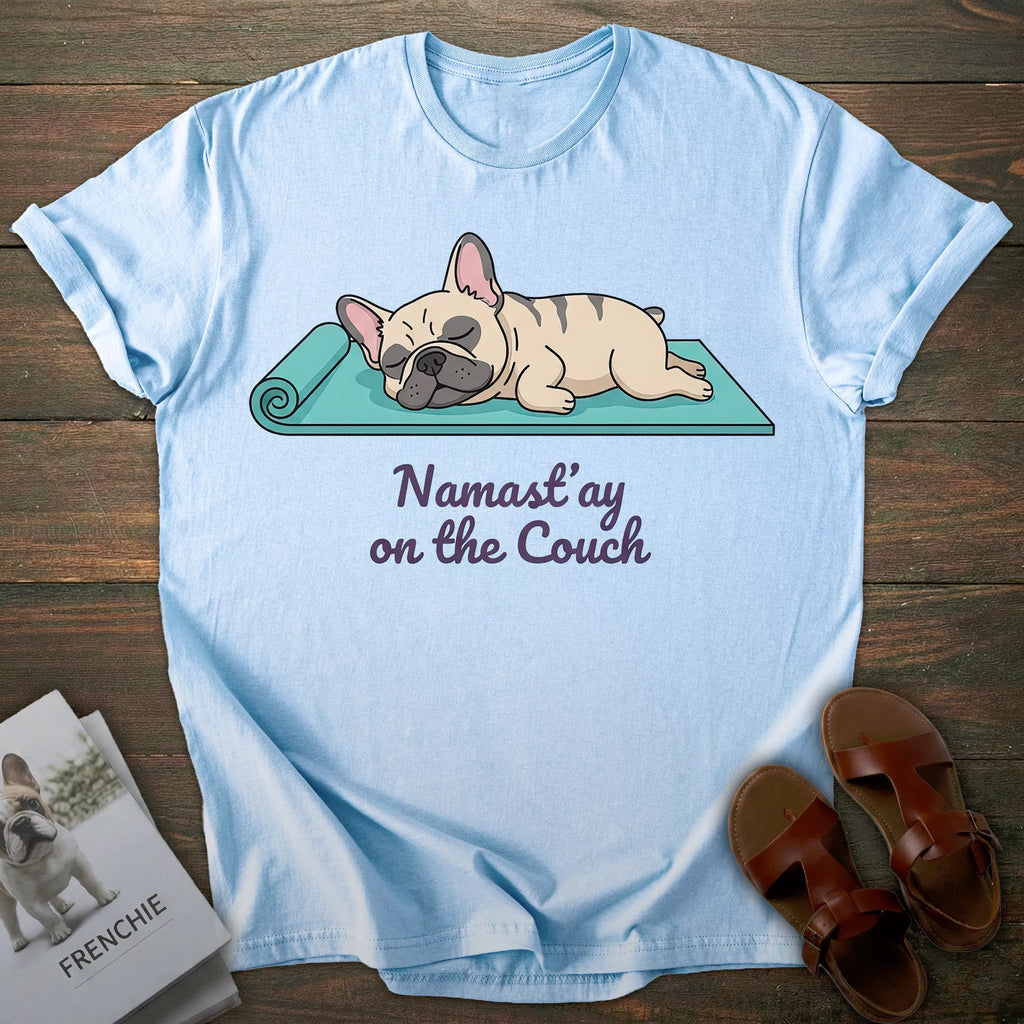 Yoga French Bulldog T-shirt