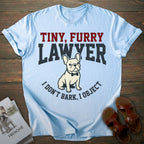 Furry Lawyer French Bulldog T-shirt