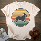 Retro French Bulldog T-shirt