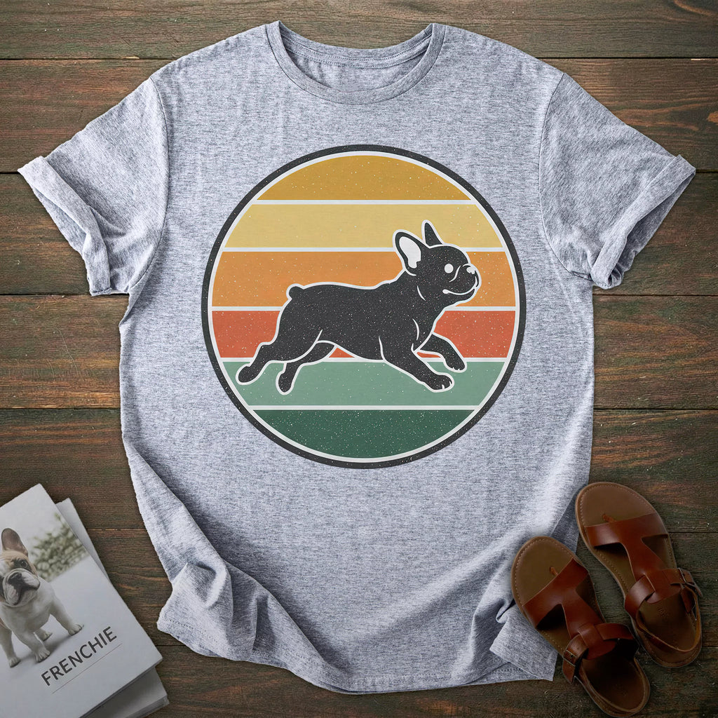 Retro French Bulldog T-shirt