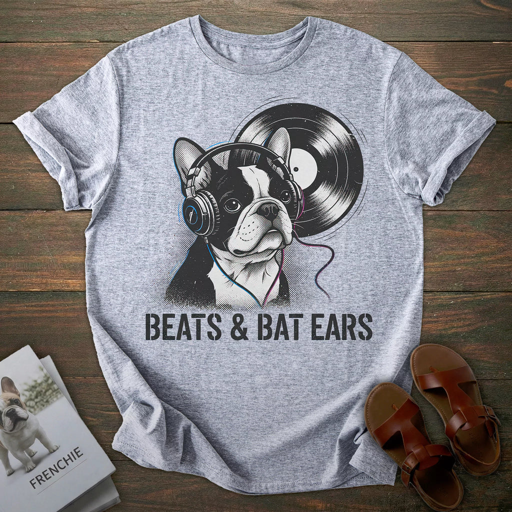 DJ French Bulldog T-shirt